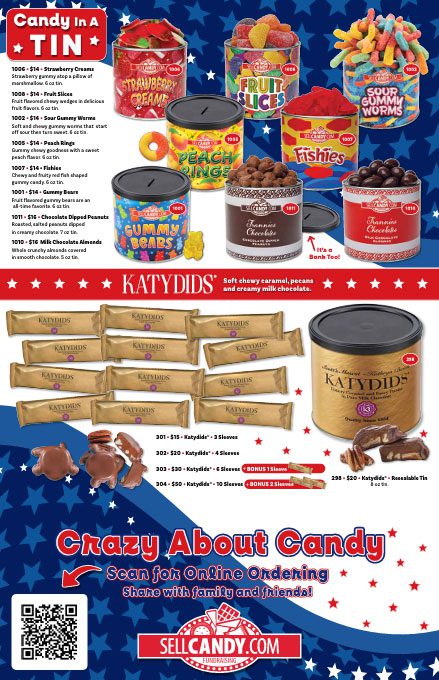 fallfundraisertins Crazy About Candy Brochure